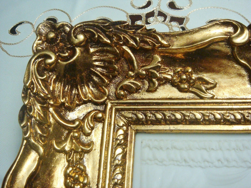 Framed Stone Wall Plaque In Stone Compound, "Nude", Gorgeous Frame