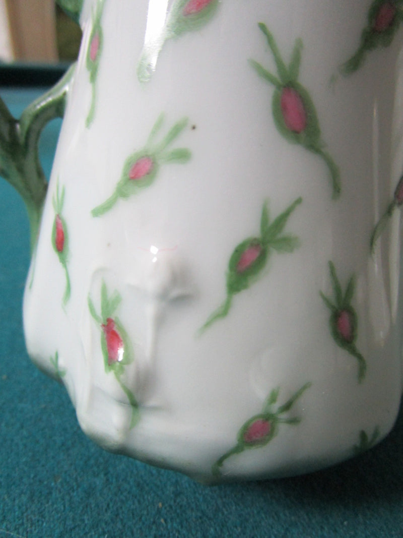 ANTIQUE Mignon Z.S. & C Bavaria, Germany, creamer  green flowers orig [88C]