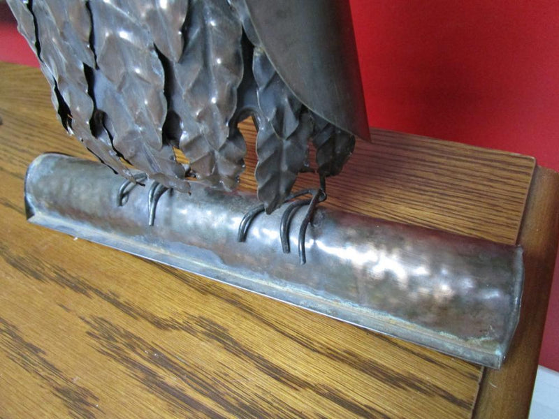 Owl Metal Art Work Sculpture Original