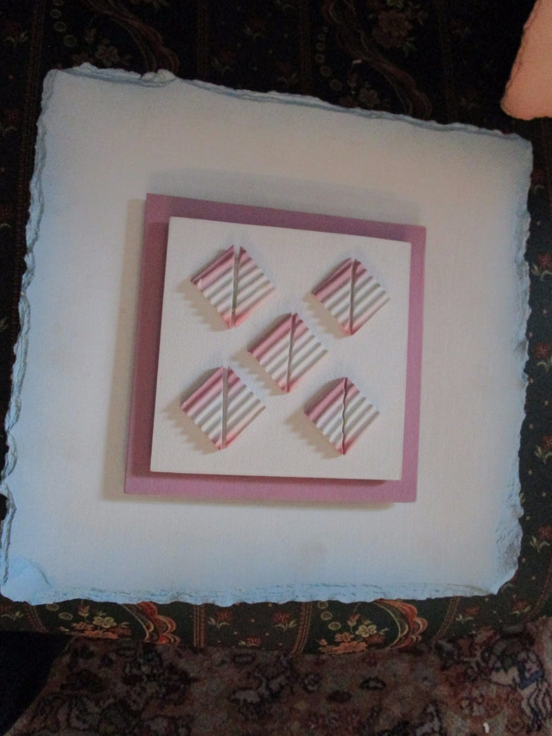 CERAMIC/PLASTER  2 WALL SCULPTURE SIGNED BY WALDEN