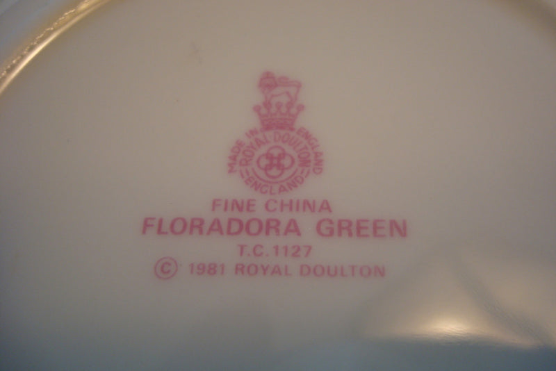 Royal Doulton England "Floradora" pattern cup and saucer, ORIG [83C]