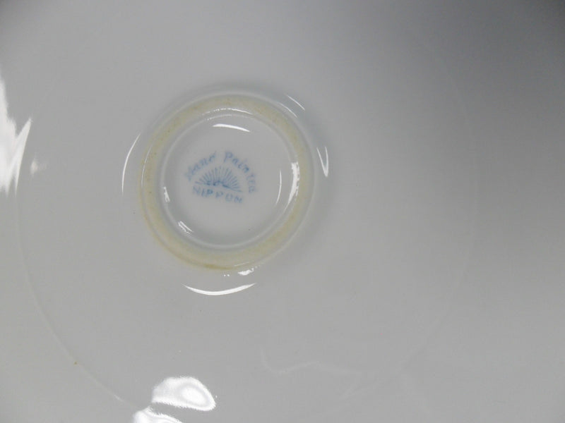 Nippon, Japan,  Floral Tray 2 Handles 9 3/4" Roses And Gold ^^