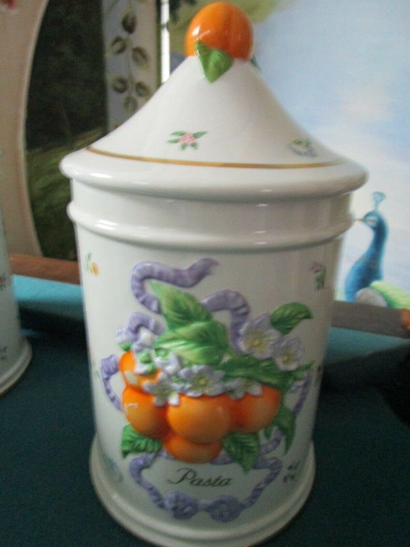 DANBURY MINT CANISTER CORDON BLEU SUGAR TEA PASTA COFFEE FLOUR PICK 1