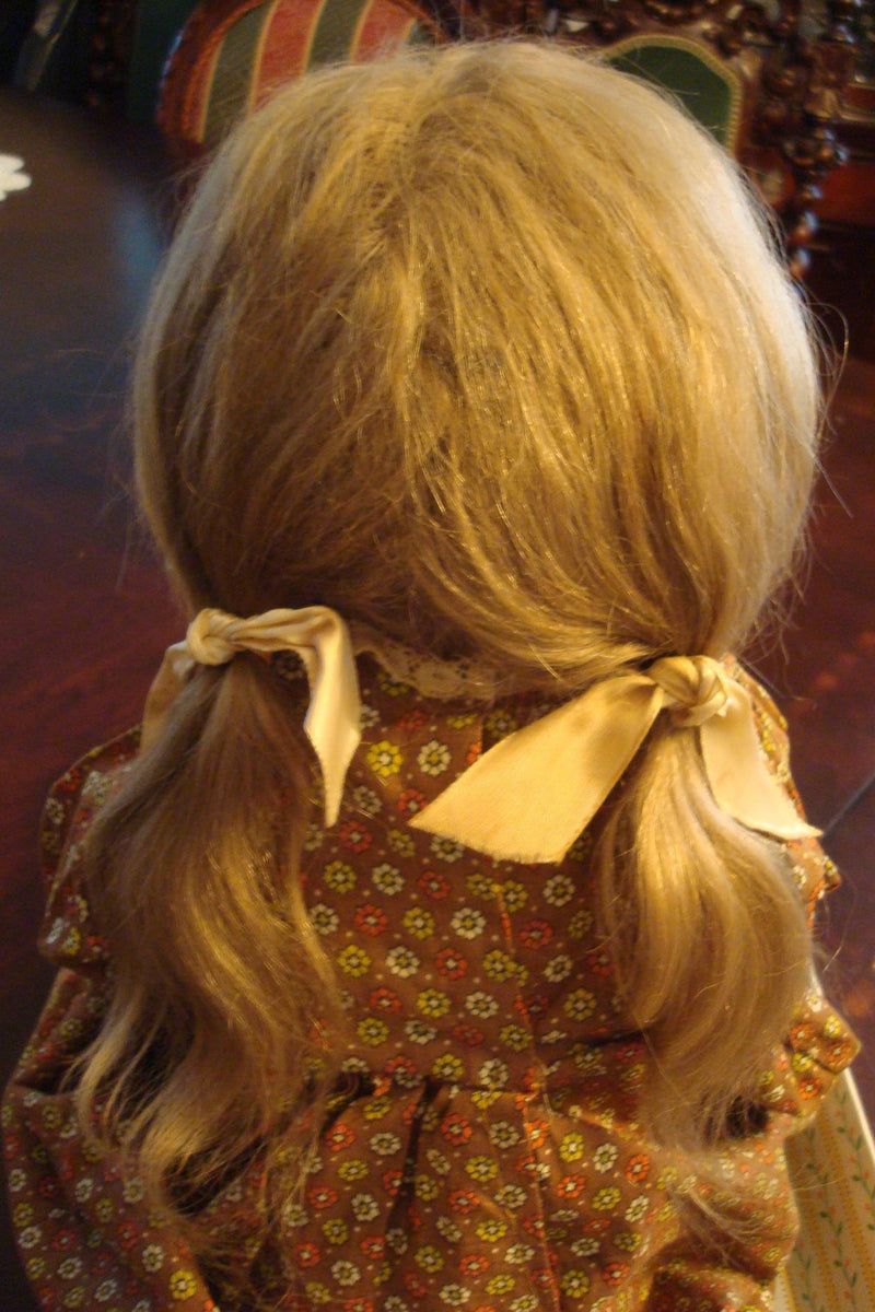 1950S K & R, Kämmer & Reinhardt, shoulder head compo, jointed, leather body, 23"