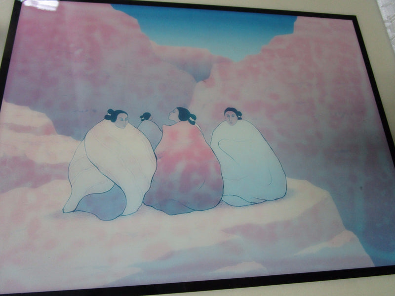 RC Gorman Twilight In The Grand Canyon" Ceramic Art Tile Southwest Gift 12 X 12"