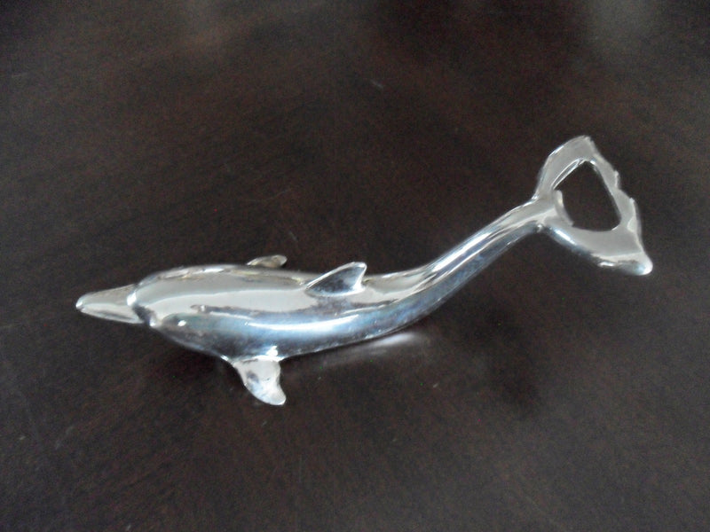 Silver Plated BMF Bottle Opener Bottle Nose DOLPHIN Germany Soda/Beer ORIGINAL ^