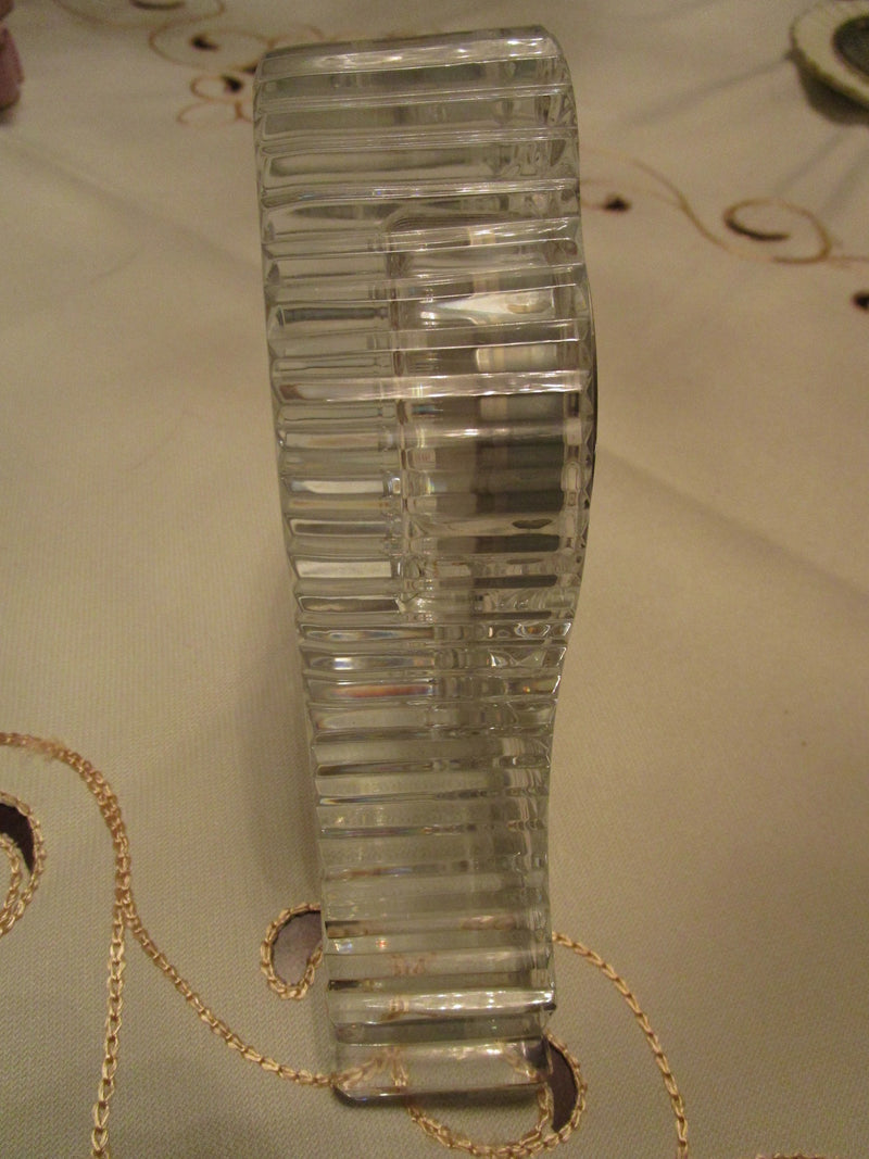 "Waterford" Ireland Crystal Mantel Shelf Desk Clock[A]