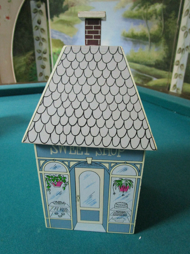 Wooden Canisters Houses Bakery Sweet Tea Flour Sugar Coffee Pick 1 ^^^