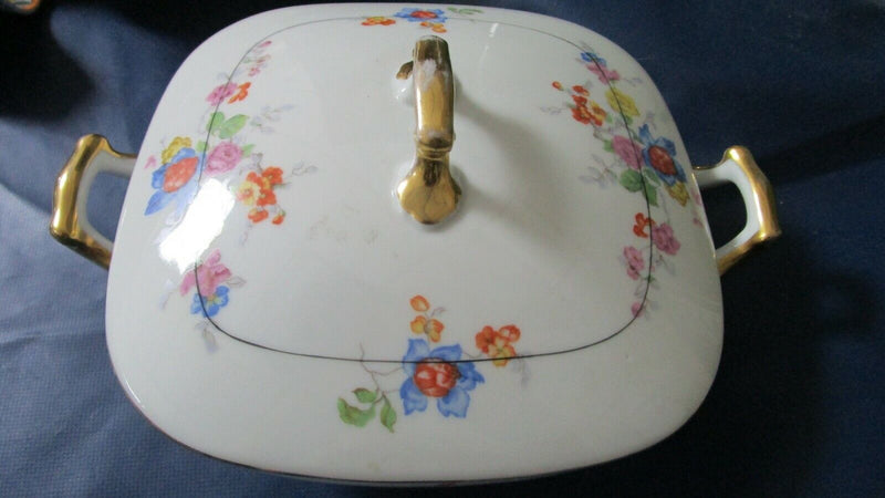 Union Czechoslovakia Oval Bowl Tureen Vegetable Pick 1