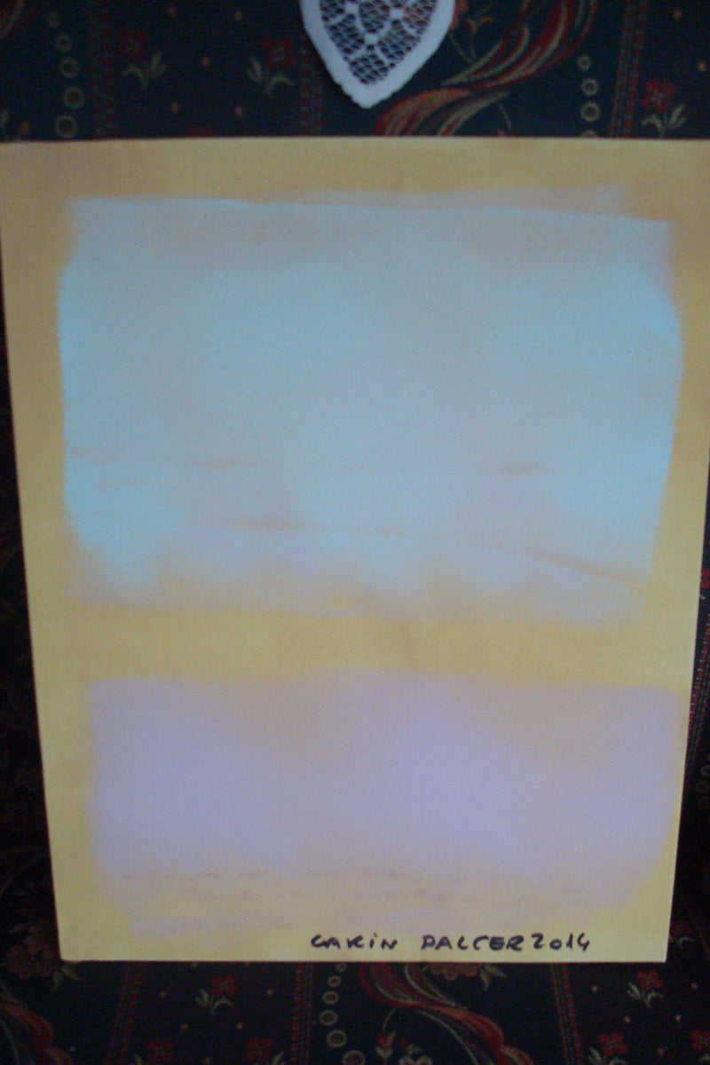 Carin Palcer 2014 "Princess" Original Painting Oil on Canvas imposed on board