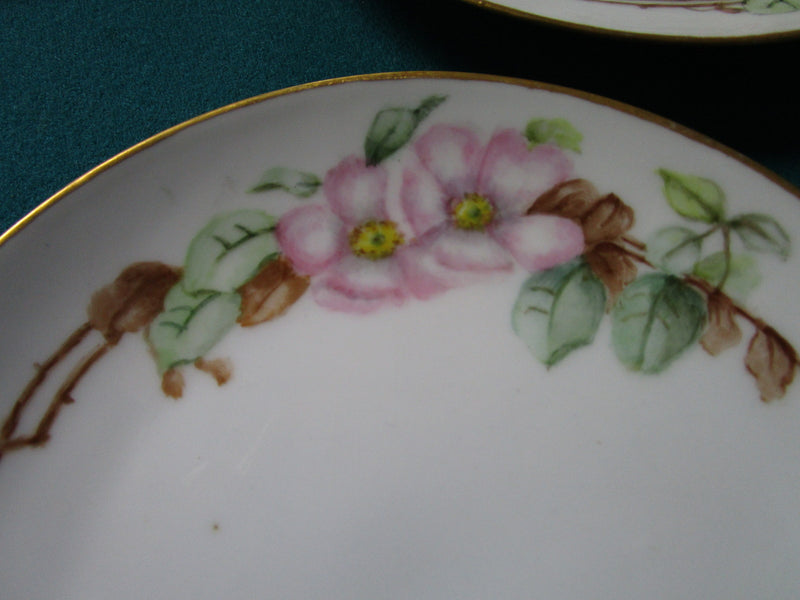Fritz Thomas Porcelain- Rosenthal Germany- 1950 6 Salad Plates 7 1/2" [*CHINRACK