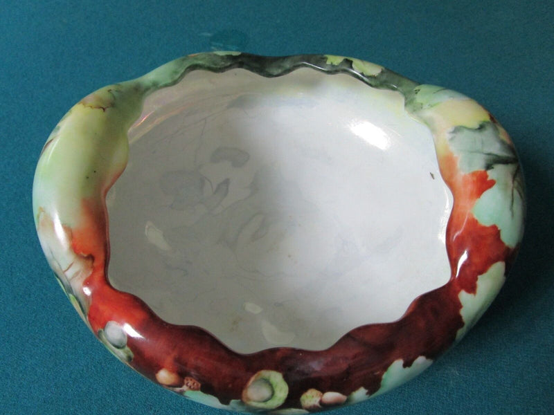 RS Floral Footed Bowl Centerpiece Floral [70J]