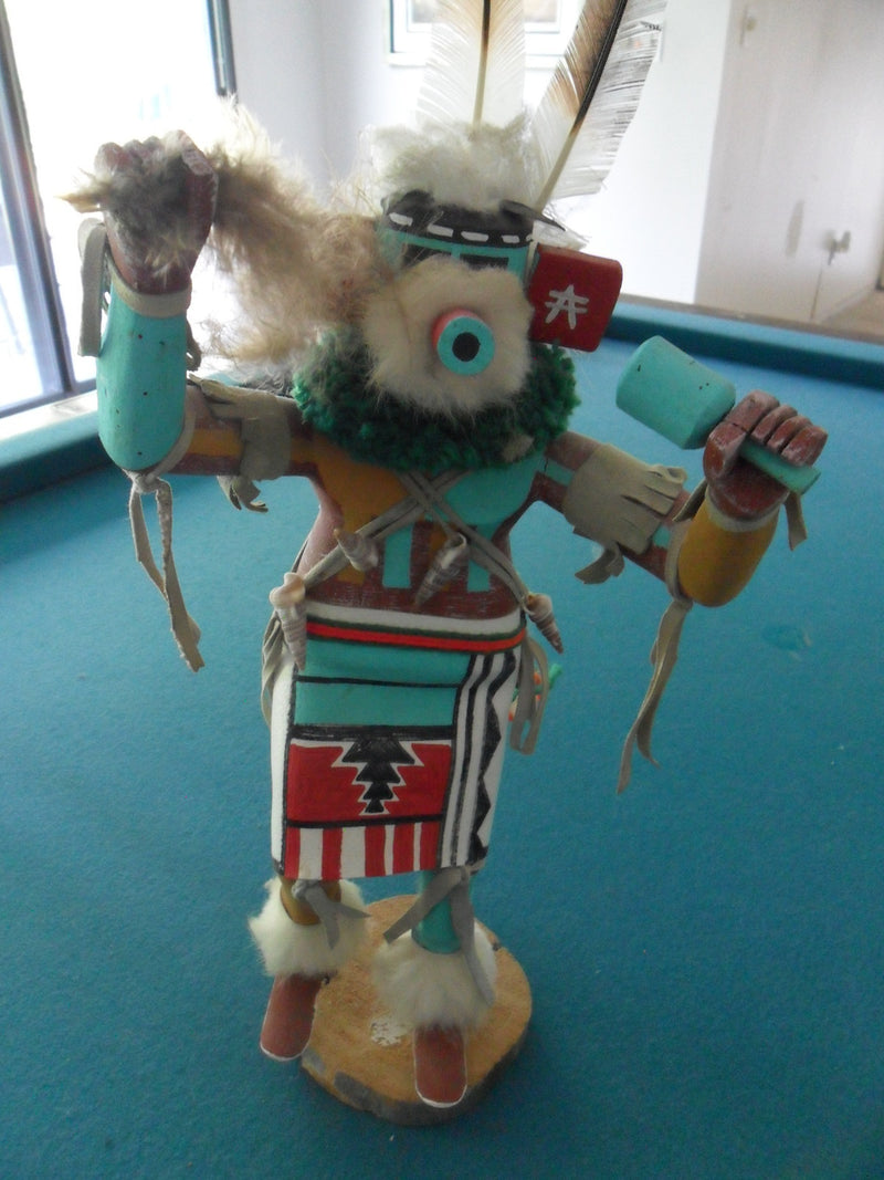 Mary Largo Hand carved and painted "Early Morning" carving Kachina Katsina