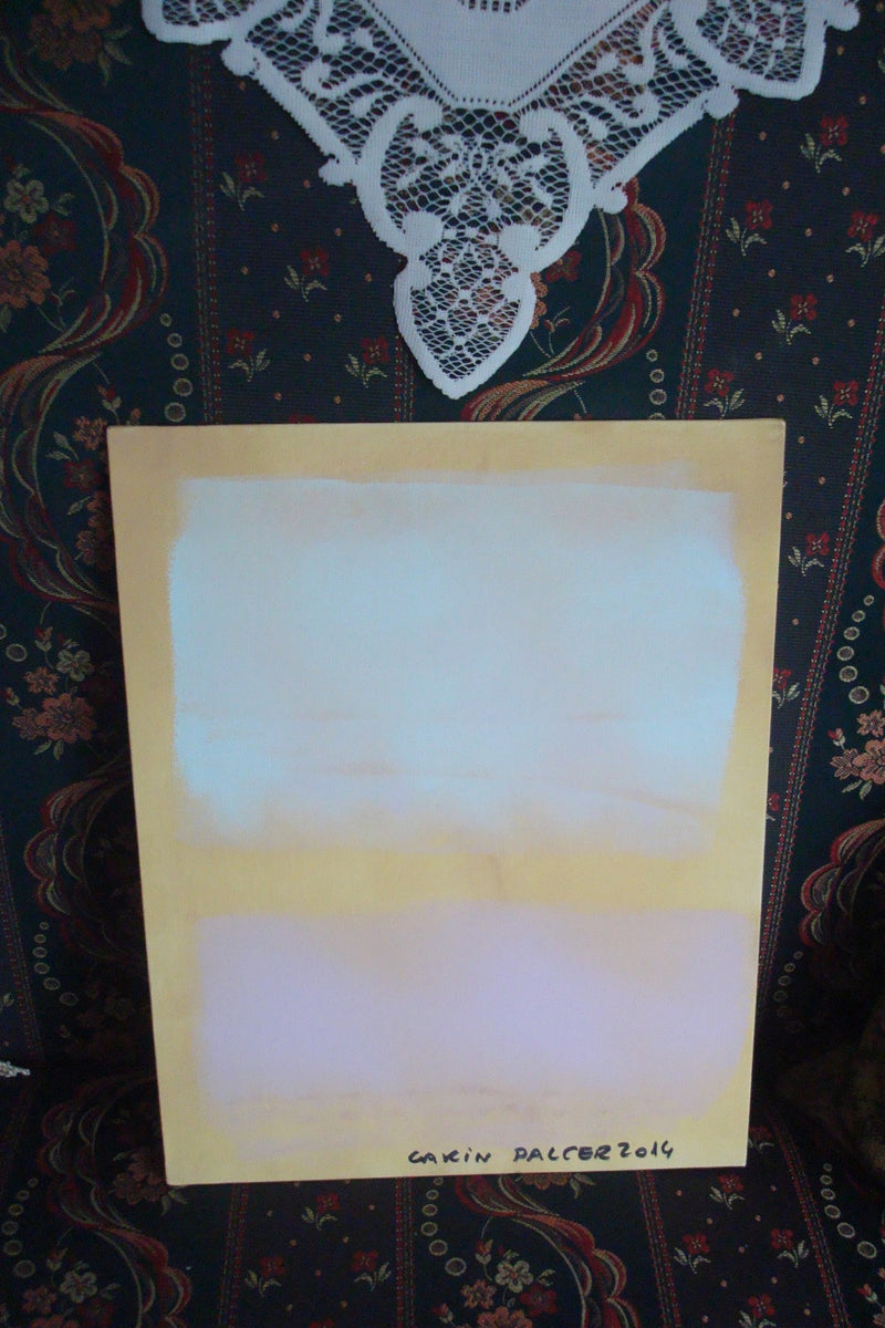 Carin Palcer 2014 "Princess" Original Painting Oil on Canvas imposed on board