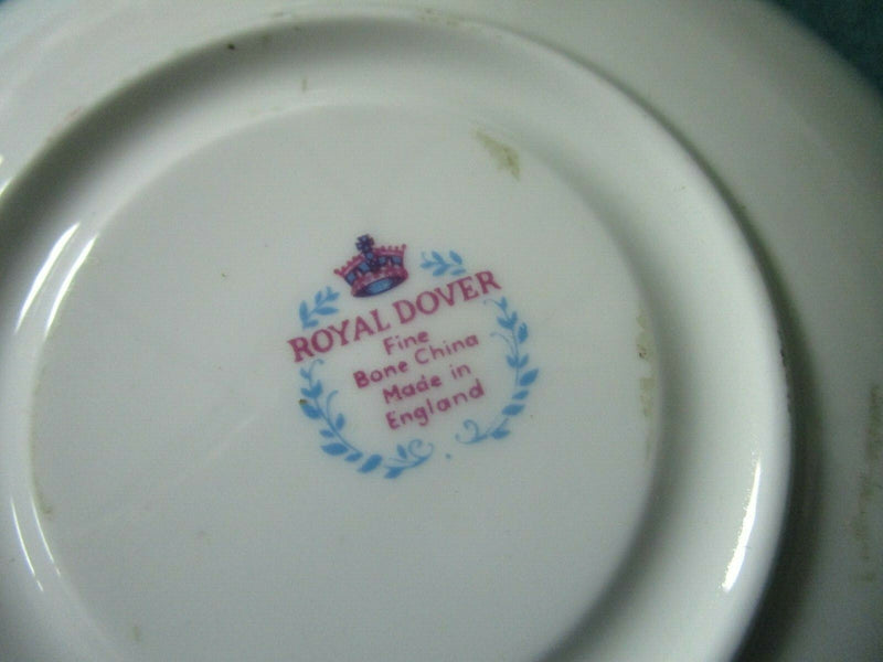 Royal Dover  England TEA cup and saucer decorated bouquet of flowers orig [85]