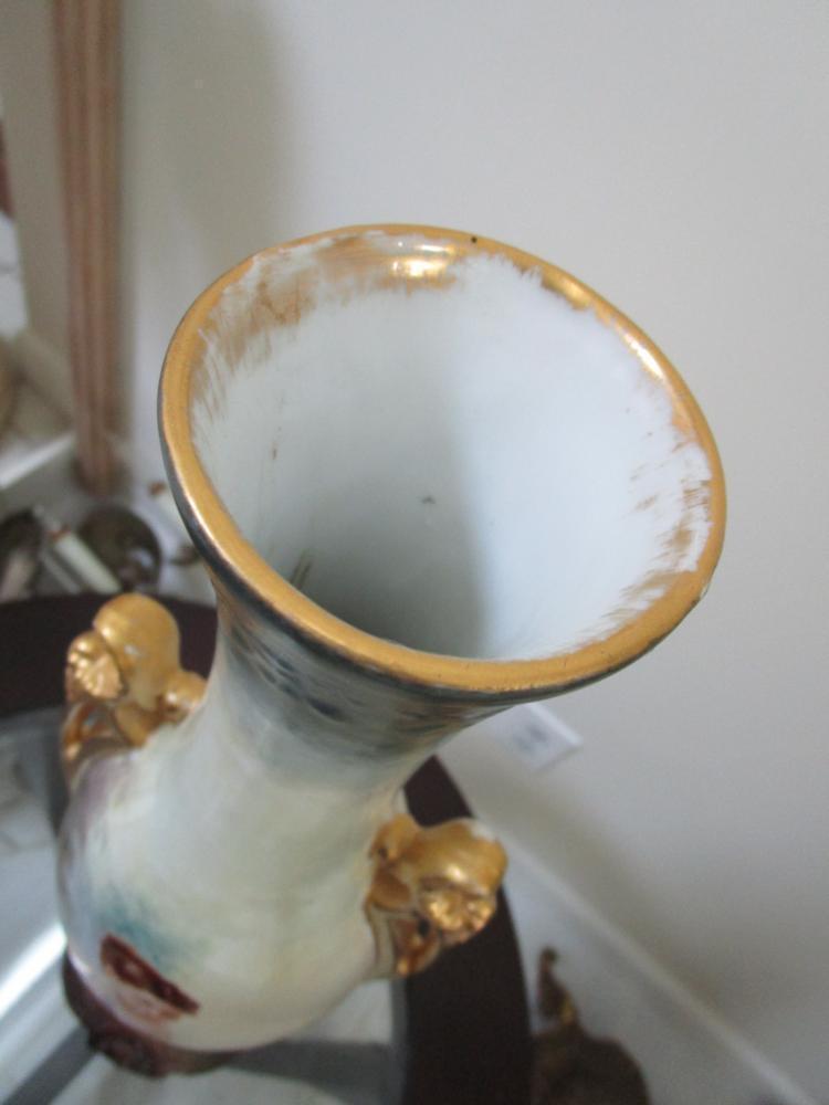 HAVILAND, ROBERT - LE TANNEUR (Limoges, France) - ca 1924 - 1940s CERAMIC VASE