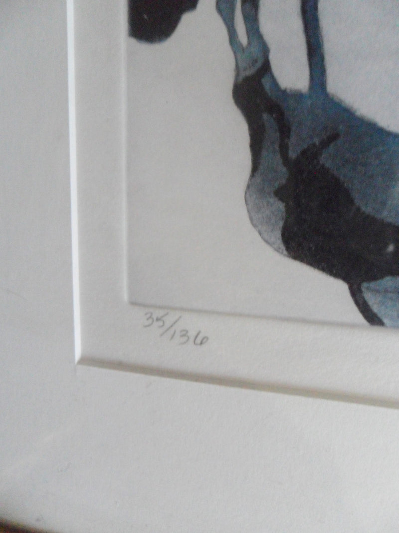 Jane Goldman (American 1951) "Dallas Reflections # 22" 1986, Lithograph signed