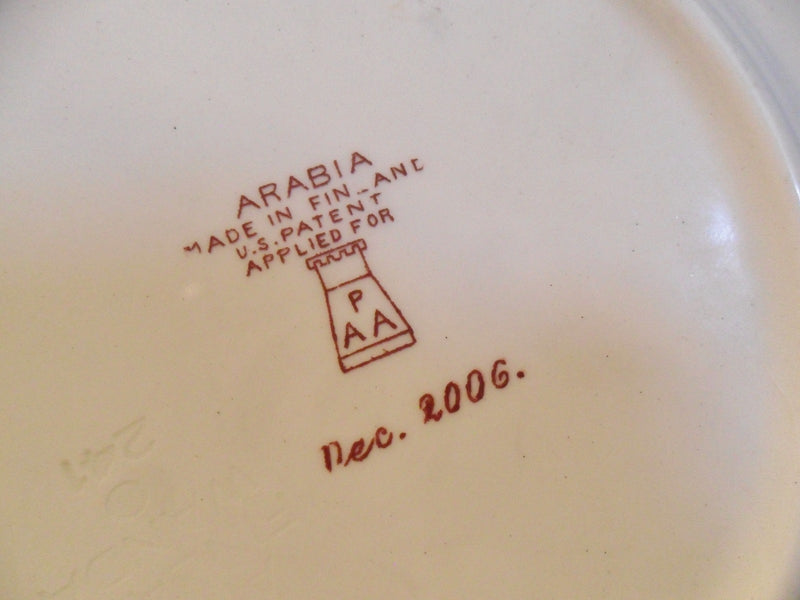 Arabia of Finland, Goran Back Raija Uosikkinen, 5 TRIOS cup saucer plate [170A]