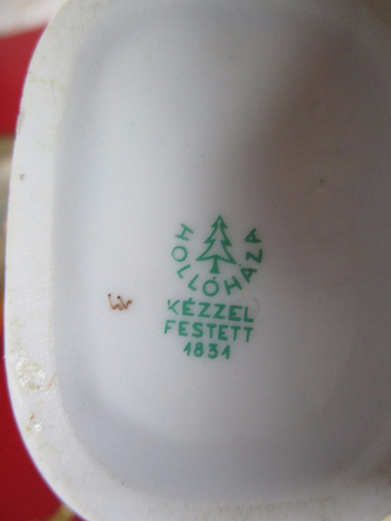 Hollohaza Hungary Porzellan Figurine Folk Boy [*a7]