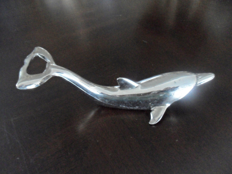 Silver Plated BMF Bottle Opener Bottle Nose DOLPHIN Germany Soda/Beer ORIGINAL ^