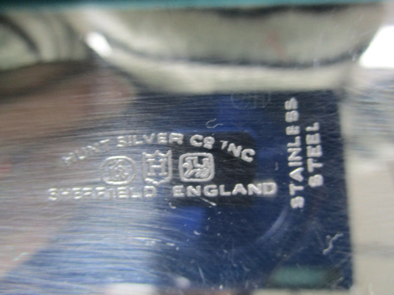 Stainless Cake/pie Server By Hunt Silver Co Sheffield England, sterling handle