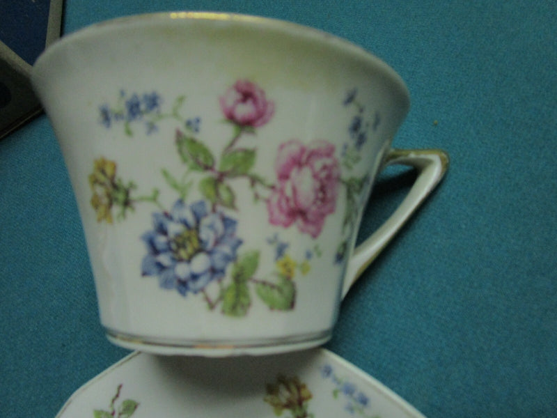 Antique Gerard, Dufraisseix & Abbot -ROSARIO- Haviland Limoges cup & saucer [89c