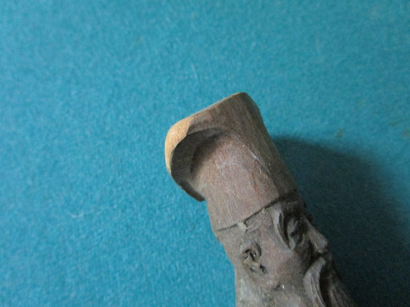 Antique Chinese CHESS wooden carved figurines man and woman [a*7]