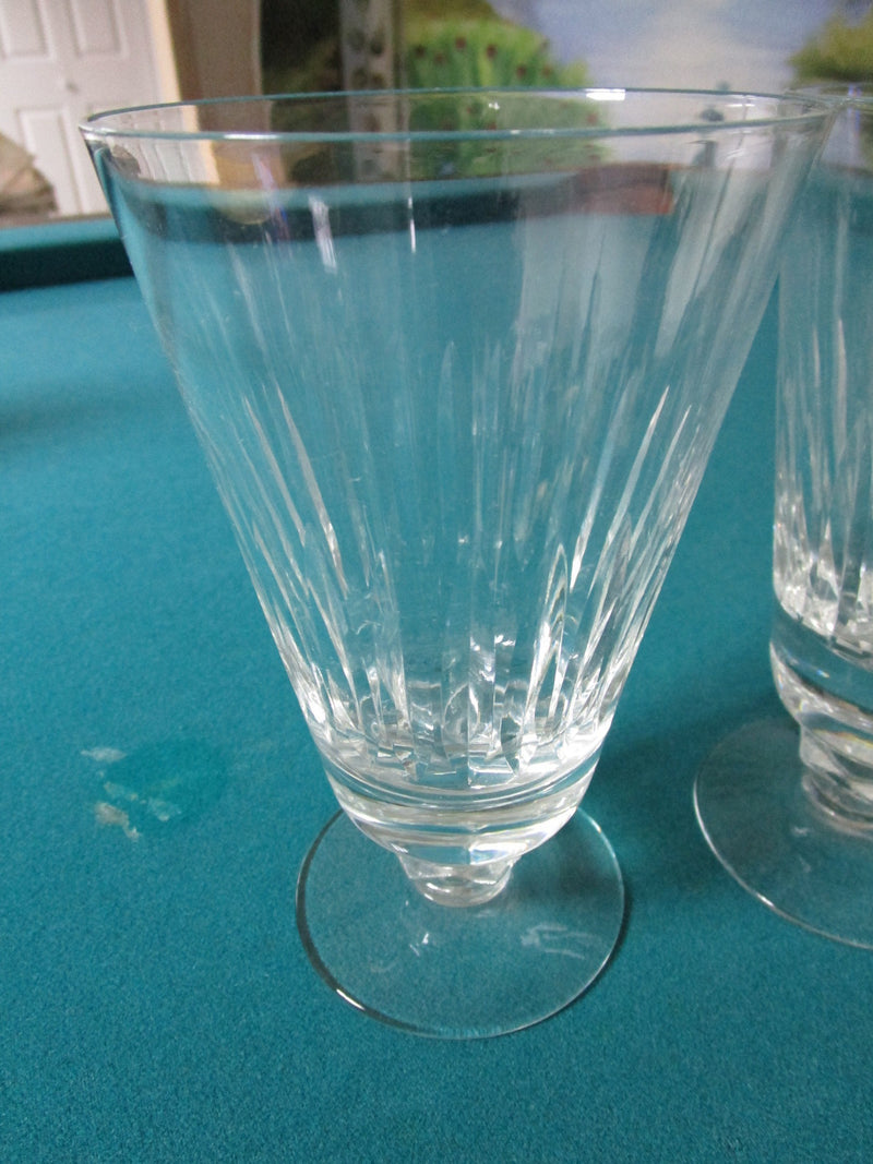 Fostoria 6 Crystal Goblets/Ice Tea Cups, Very Good Condition, 6 1/2" Tall