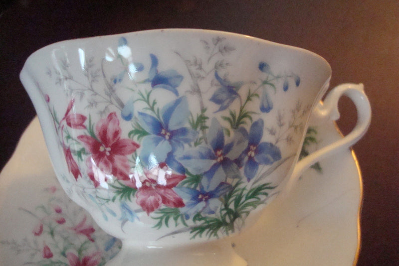 Royal Albert made in England flowers bouquet cup & saucer [a5#3]
