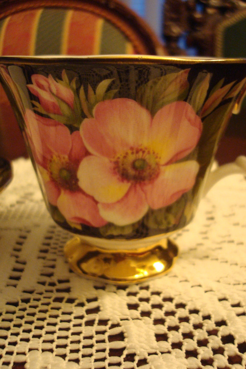 Royal Albert England Provincial Flowers Alberta Rose  cup/saucer[a5-3left]