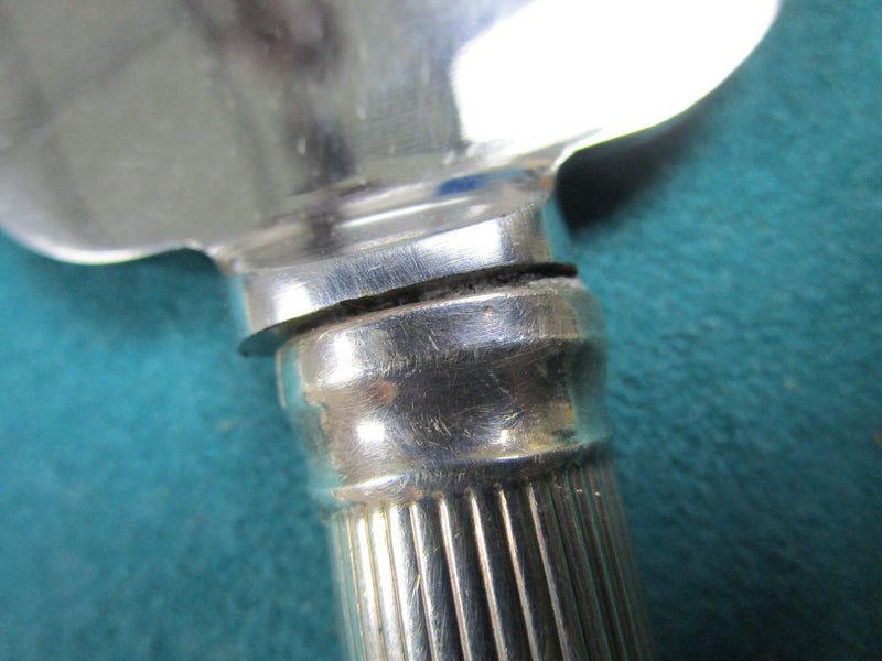 Stainless Cake/pie Server By Hunt Silver Co Sheffield England, sterling handle