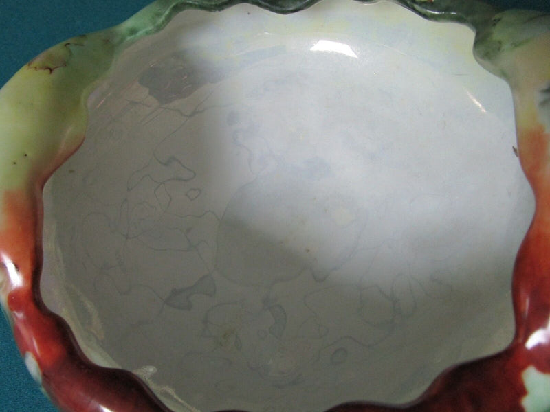 RS Floral Footed Bowl Centerpiece Floral [70J]