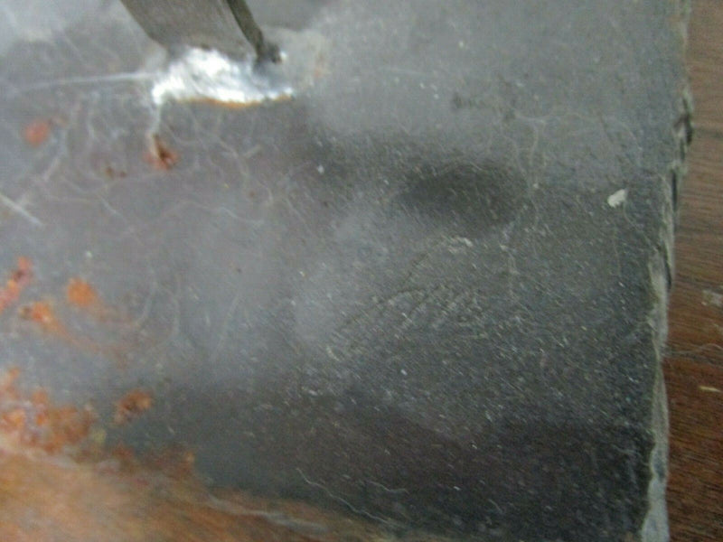 Contemporary Metal Abstract Modern iron Art Sculpture 19" tall, signed FM RARE