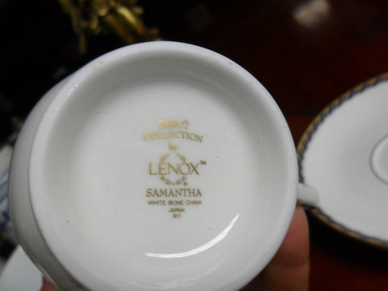 Lenox cup and saucer Debut Collection "Samantha" pattern[140J]]