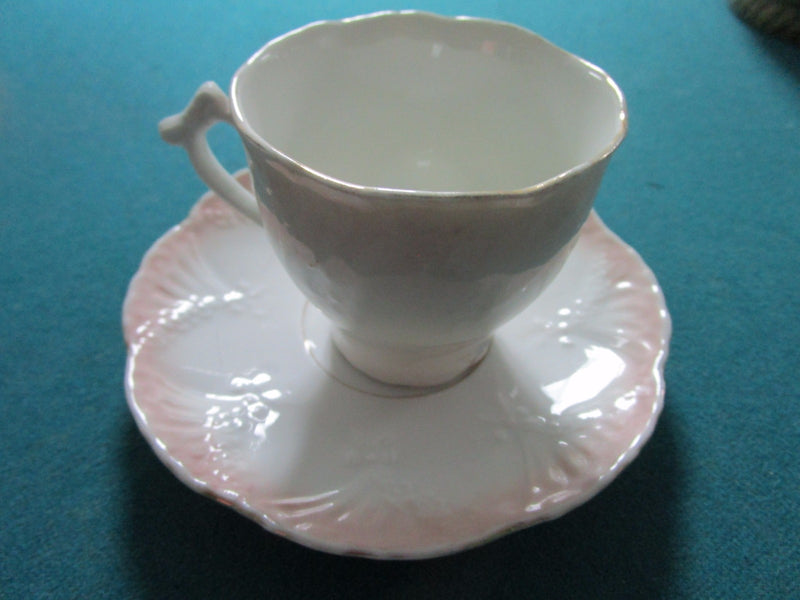 "Weimar" Germany Floral Coffee Cup And Saucer Artist Signed Original  [65]