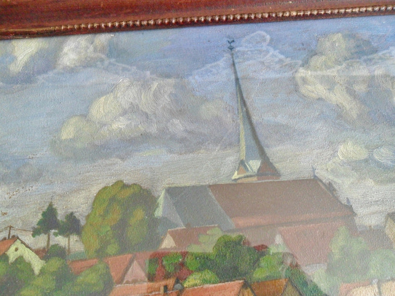 Th. Schallio 1932 Oil painting, 15 x 11 /12