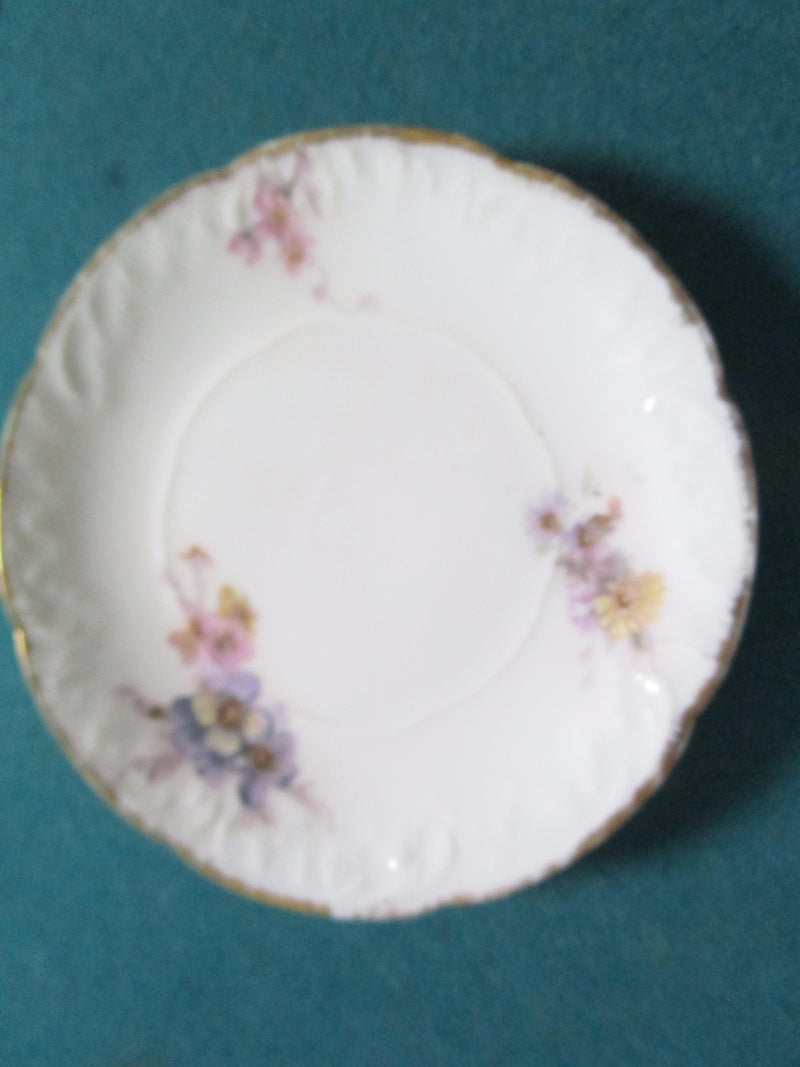 Rosenthal "Monbijou" Pattern  Floral Coffee Cup And Saucer Artist Signed [65]