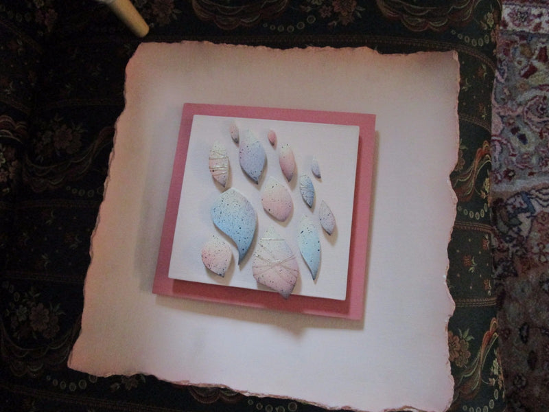 CERAMIC/PLASTER  2 WALL SCULPTURE SIGNED BY WALDEN