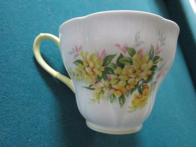 Royal Albert Blossom Time  Laburnum England Floral Cup And Saucer [65]