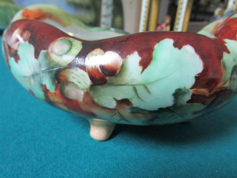 RS Floral Footed Bowl Centerpiece Floral [70J]