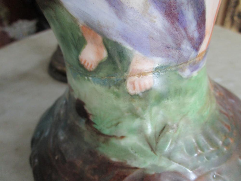 HAVILAND, ROBERT - LE TANNEUR (Limoges, France) - ca 1924 - 1940s CERAMIC VASE