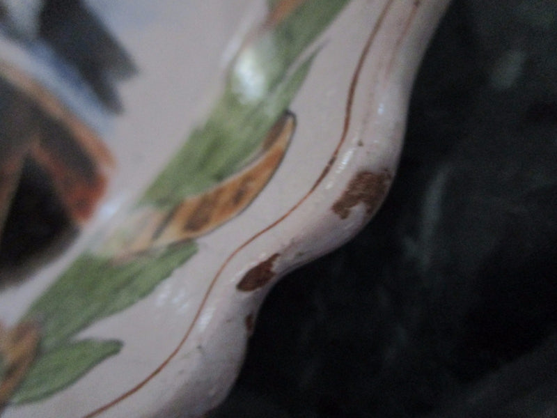 FERNAND RUMÈBE (1875-1952)ANTIQUE FAIENCE FRENCH REVOLUTION PLATE PORTRAIT PACHE