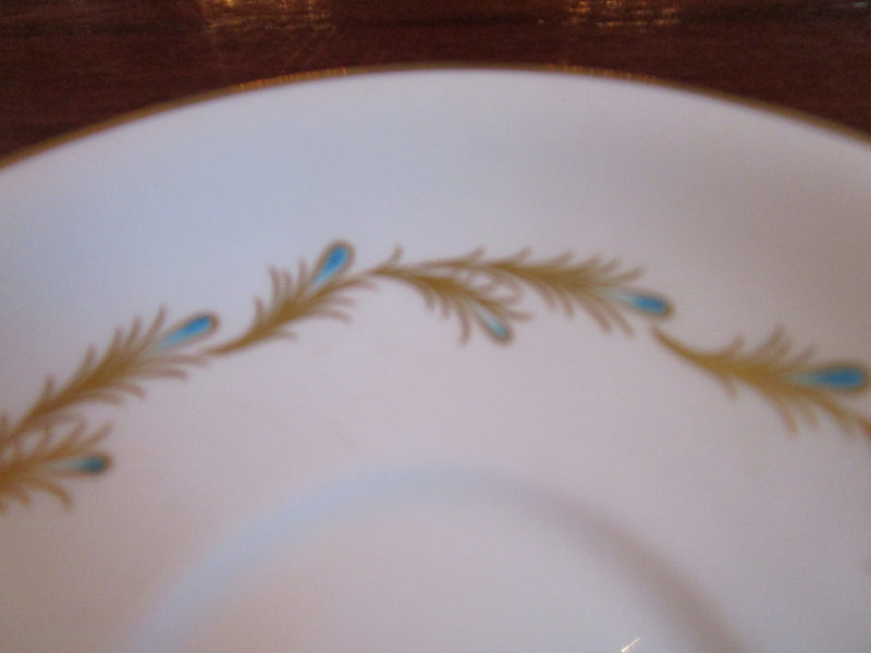 Aynsley England coffee cup and saucer, golden garland,  romance pattern[92