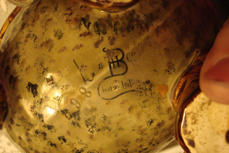 Hautin Boulenger HB & Cie Choisy-le-Roi Faience Japonesque Vase 19th Century