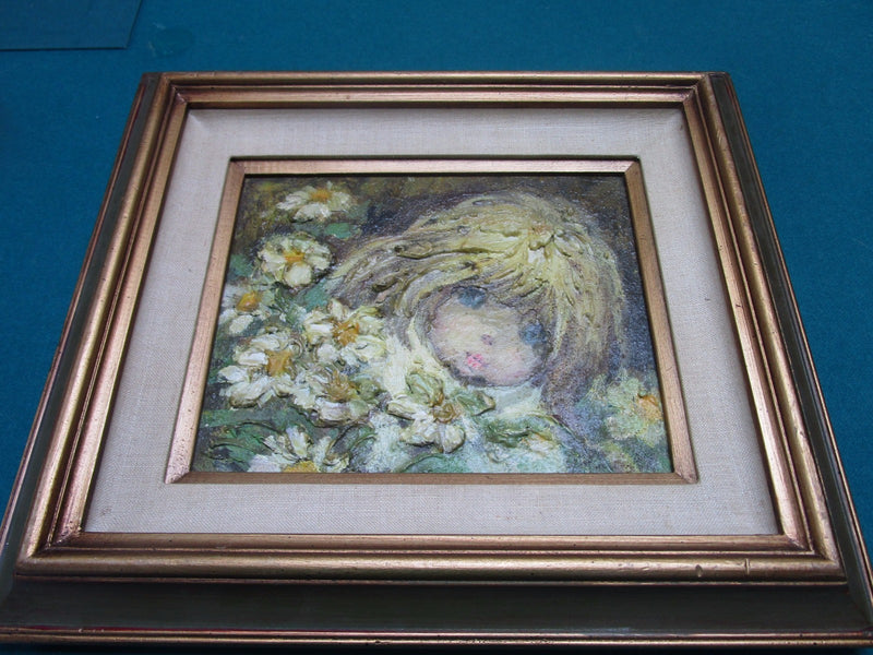 Christl Hansen TEXTURED OIL PAINTING ON CANVAS FRAMED ORIGINAL