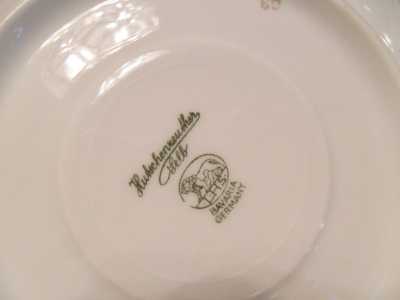 Hutschenreuther Bavaria Selb Germany  Cup And Saucer,  Grey Border Original [58]