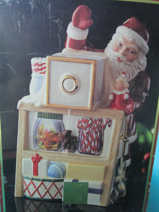 Holiday Village Musical Candy Box By Lenox 10", New In Box Orig ^^