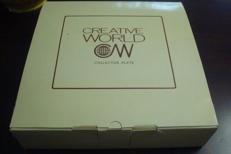 Christmas 1972 Plate by Fontana, Italy, handcrafted, 7" New original ^^