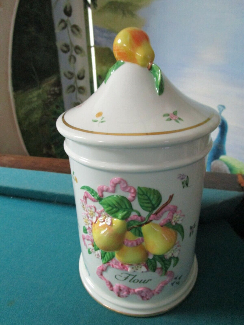 DANBURY MINT CANISTER CORDON BLEU SUGAR TEA PASTA COFFEE FLOUR PICK 1