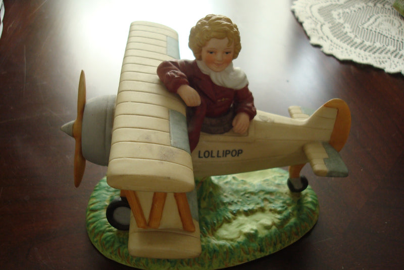 Shirley Temple Collection "Bright Eyes" 1985, 5" tall by 6" long